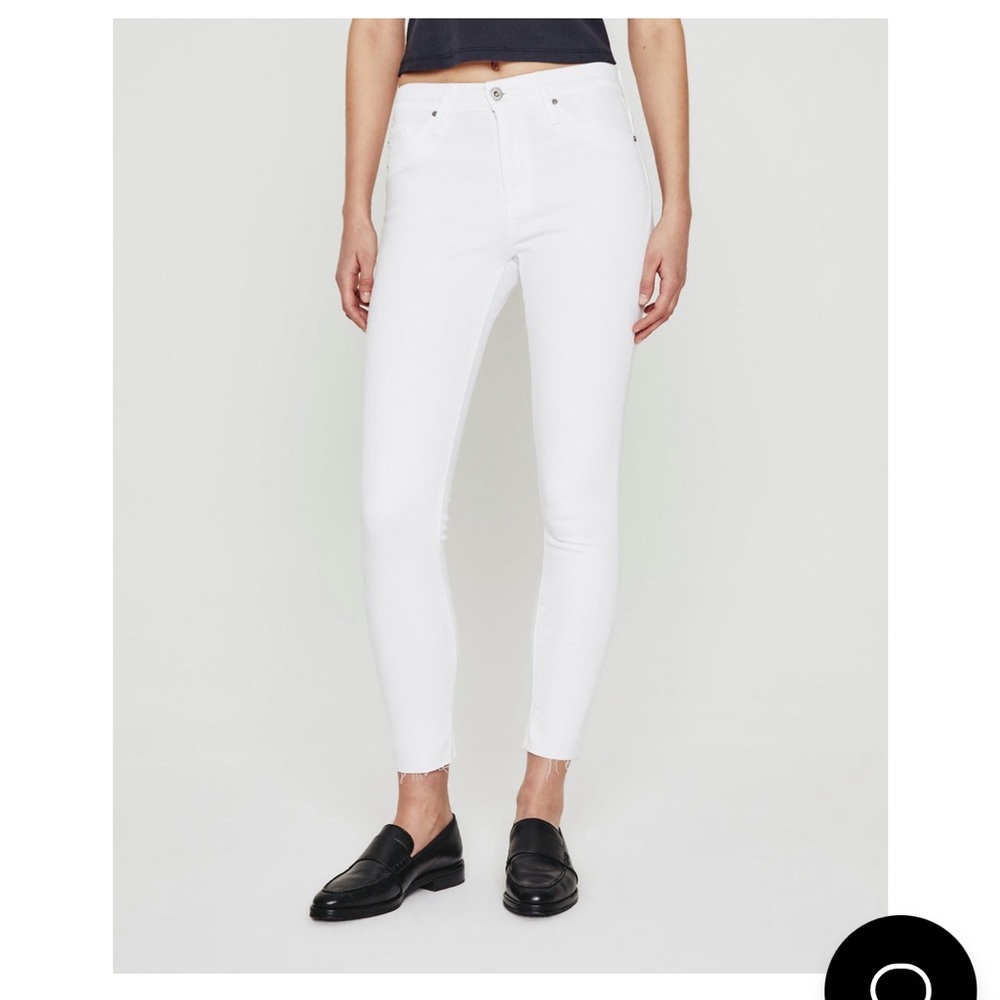 Brand New White High Rise Skinny